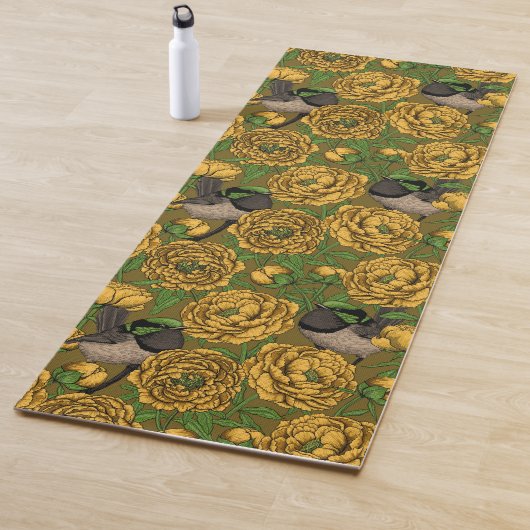 Peonies en Peonies Yogamat (In situ)