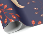 Peonies en rozen. Vloeibaar patroon Cadeaupapier (Rol Hoek)