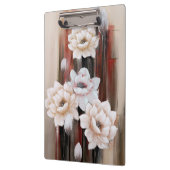 Peonies en Verf Splatter Klembord (Links)