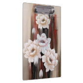 Peonies en Verf Splatter Klembord (Rechts)