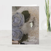 Peonies en Weesdag Kaart (Voorkant)