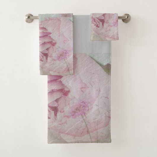 Peonies en wilde bloemen bad handdoek (Insitu)