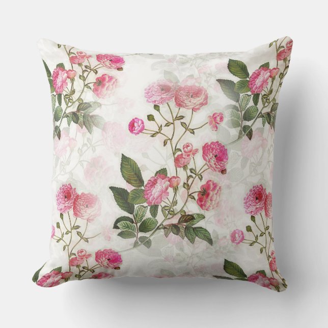 Peonies, floral, pattern, beautiful, modern, trend kussen (Voorkant)