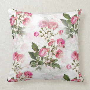 Peonies, floral, pattern, beautiful, modern, trend kussen