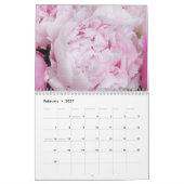 Peonies Flower Calendar 2015 Kalender (Feb 2027)