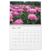Peonies Flower Calendar Kalender (Feb 2027)