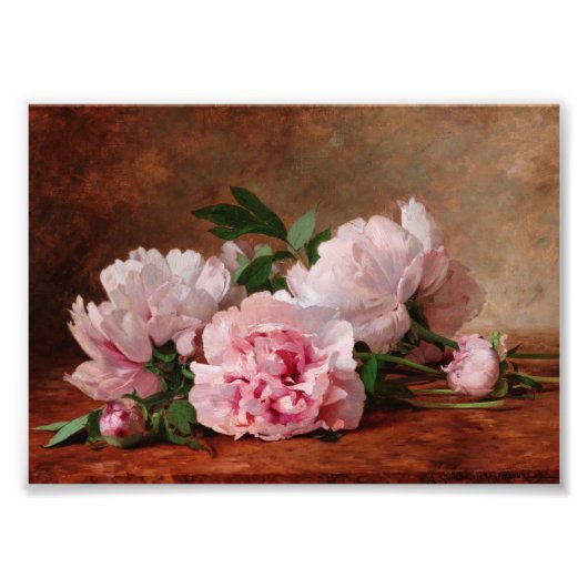Peonies Foto Afdruk (Voorkant)