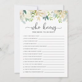 Peonies Glitter die het spel van het Bride-Vrijgez Kaart