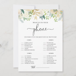 Peonies Gold Glitter Wat is er op je telefoontoest Kaart