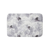 Peonies, grijs en wit, bloem, witte bloemen badmat (Voorkant)