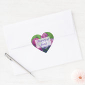 Peonies Heart Book Stickers (Envelop)