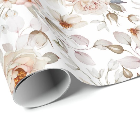 Peonies in Bloom Cadeaupapier (Rol Hoek)