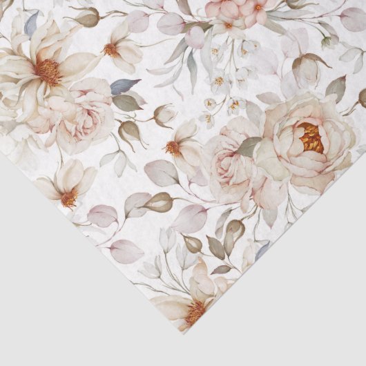 Peonies in Bloom Tissuepapier (Detail)