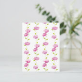 Peonies in de Orangery Briefkaart (Staand voorkant)