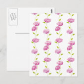 Peonies in de Orangery Briefkaart (Voorkant / Achterkant)
