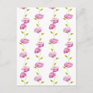 Peonies in de Orangery Briefkaart