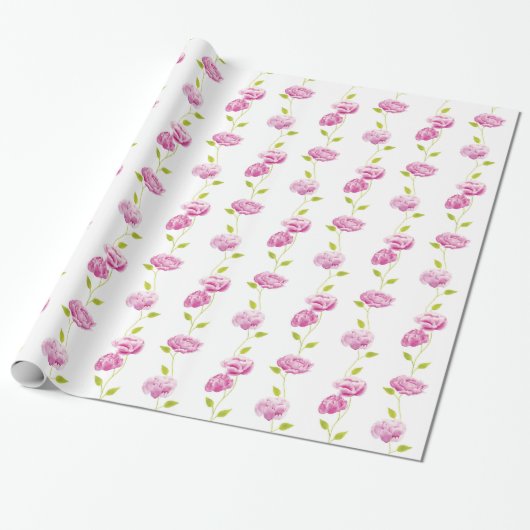Peonies in de Orangery Cadeaupapier (Uitgerold)