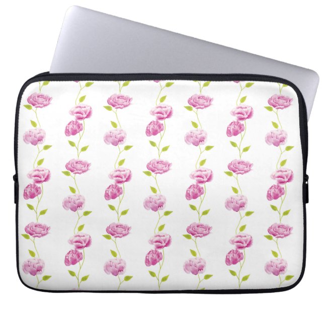 Peonies in de Orangery Laptop Sleeve (Voorkant)