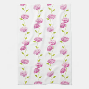 Peonies in de Orangery Theedoek