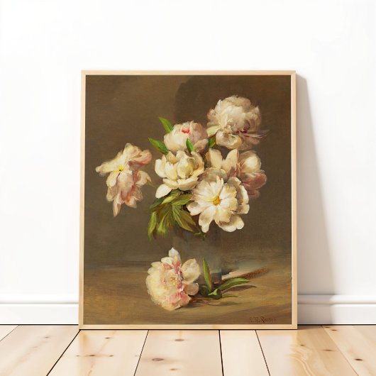 Peonies in een Vase, Charles Ethan Porter Poster