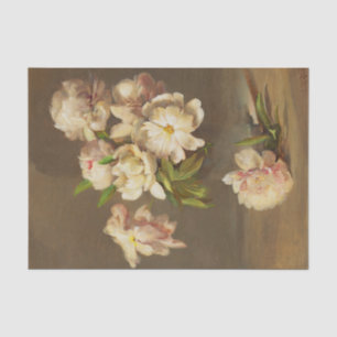Peonies in een Vase, Charles Ethan Porter Tissuepapier