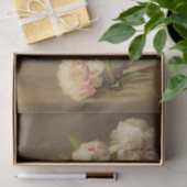 Peonies in een Vase, Charles Ethan Porter Tissuepapier (Geschenk)