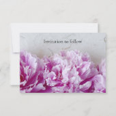 Peonies in rij save the date (Achterkant)