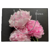 Peonies in roze tinten groot cadeauzakje (Voorkant)