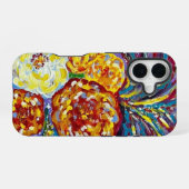 Peonies iPhone case 16 Hoesje (Achterkant horizontaal)