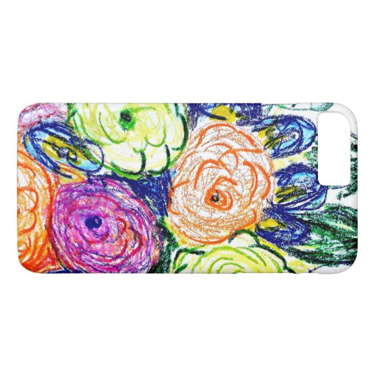 Peonies iPhone/iPad case (Achterkant (Horizontaal))