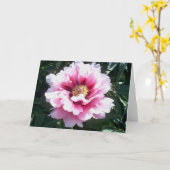Peonies Kaart (Gele Bloem)