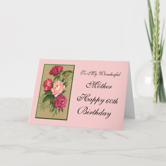 Peonies Kaart (Voorkant)