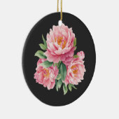 Peonies Keramisch Ornament (Rechts)