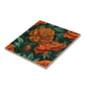 Peonies Keramische Tegels voor Living Space Decor Tegeltje (Zijkant)