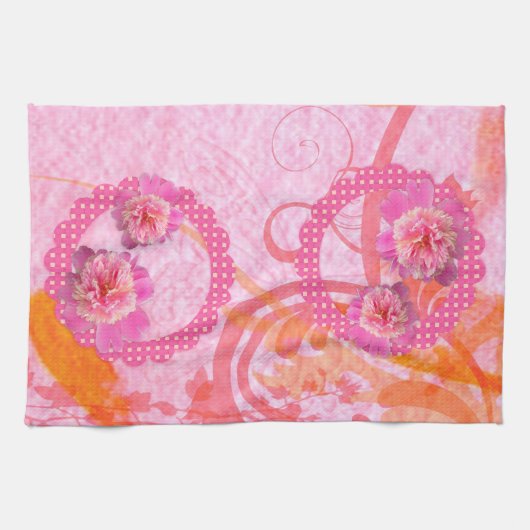 Peonies Kitchen Towel Theedoek (Horizontaal)