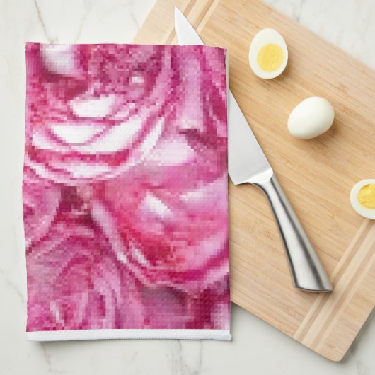 Peonies Kitchen Towel Theedoek (Quarter Fold)