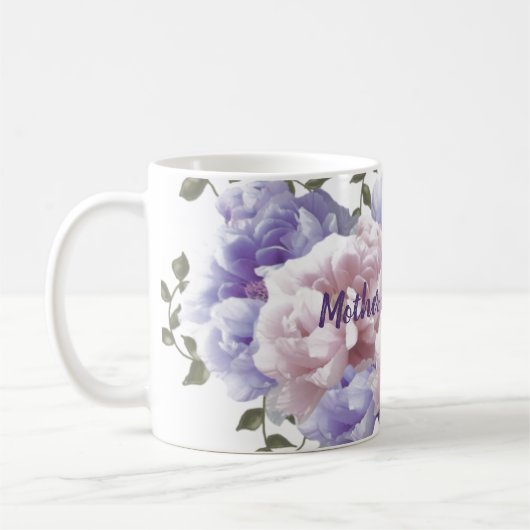 Peonies Moeder van de Bride Coffee-Mok Koffiemok (Links)