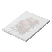 Peonies Notitieblok (Linkerzijde)