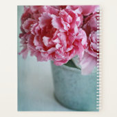 Peonies op de tabel planner (Achterkant)