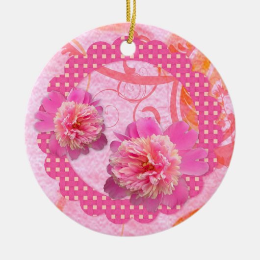 Peonies Ornament (Voorkant)