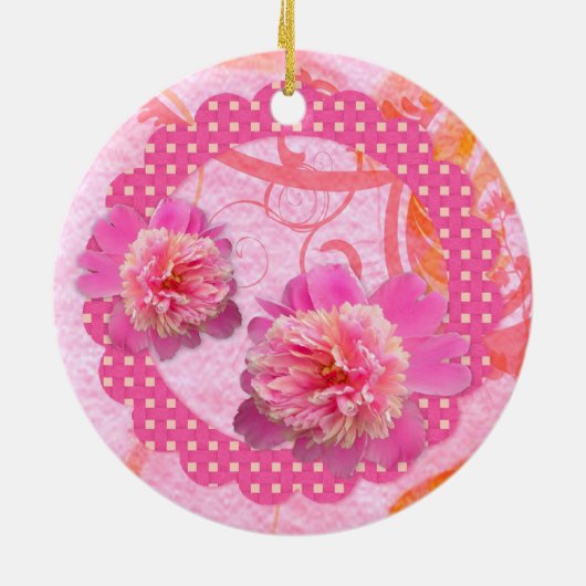 Peonies Ornament (Achterkant)