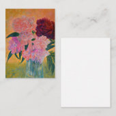 Peonies Painting Notitiekaartje (Voorkant / Achterkant)