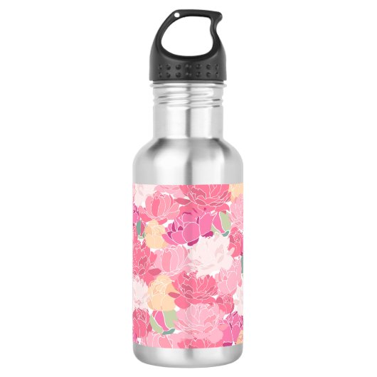 PEONIES PATTERNS WATERFLES (Voorkant)
