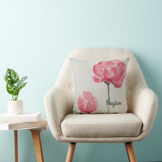 Peonies Pillow Kussen (Stoel)