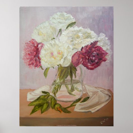 Peonies - Poster (Voorkant)
