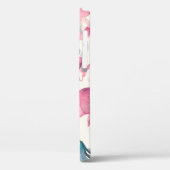 Peonies Seamless Pattern. Achtergrond waterverf. Case-Mate iPhone Case (Achterkant / Links)
