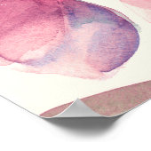 Peonies Seamless Pattern. Achtergrond waterverf. Poster (Hoek)