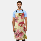 Peonies Seamless Pattern. Achtergrond waterverf. Schort (Gedragen)