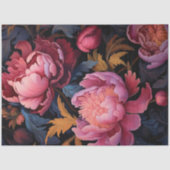 Peonies serie ontwerp 12 tissuepapier (Voorkant)