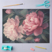 Peonies Series Design 6 Tissuepapier (Craft)